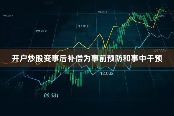 开户炒股变事后补偿为事前预防和事中干预