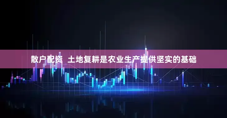 散户配资  土地复耕是农业生产提供坚实的基础